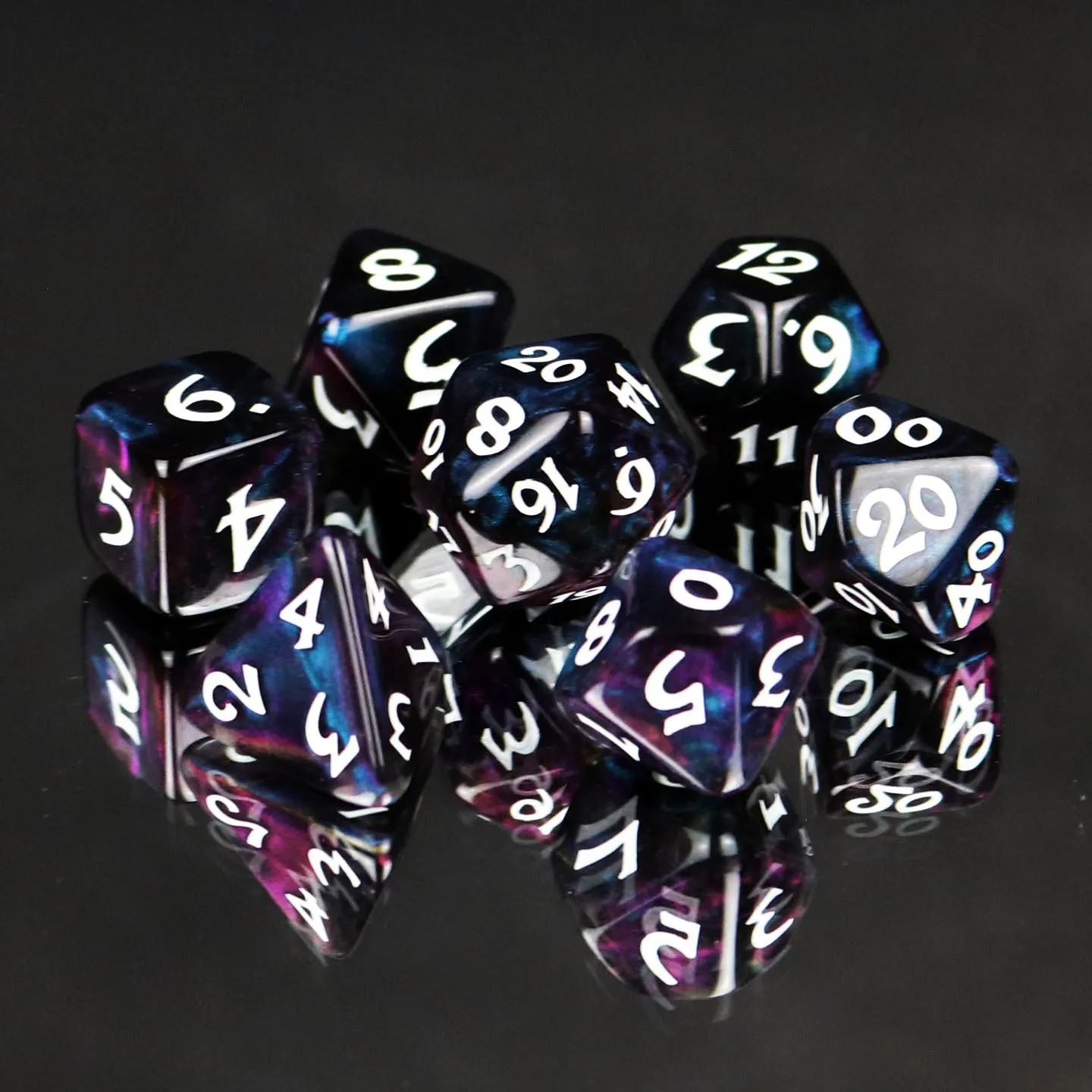 7pc RPG Set - Elessia Moonstone Deepwalker with White