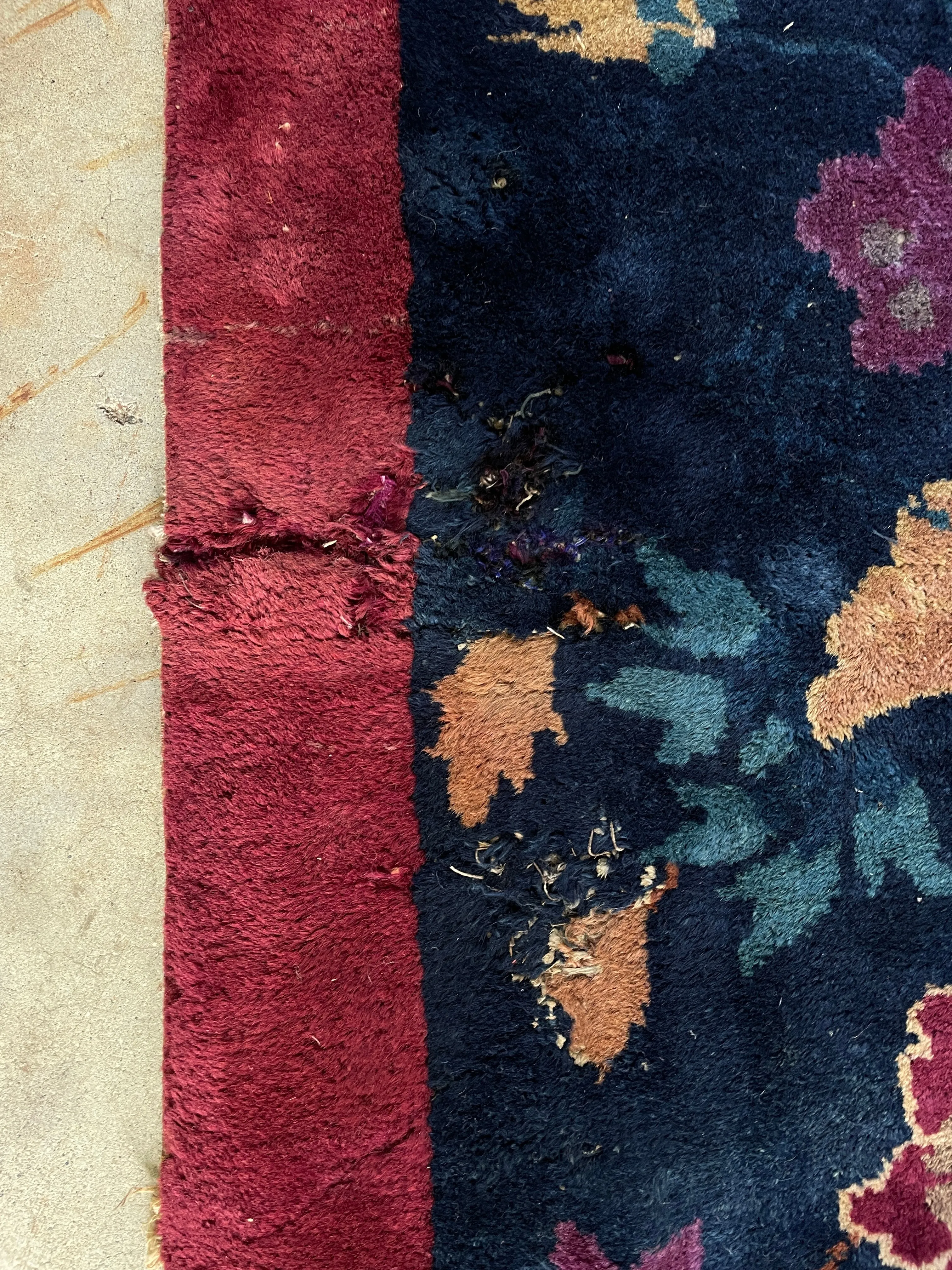 9' x 11'5 Chinese Art Deco Rug #3022