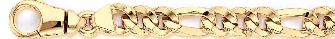 9mm Figaro Link Bracelet