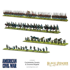 American Civil War Confederate Cavalry & Zouaves Brigade