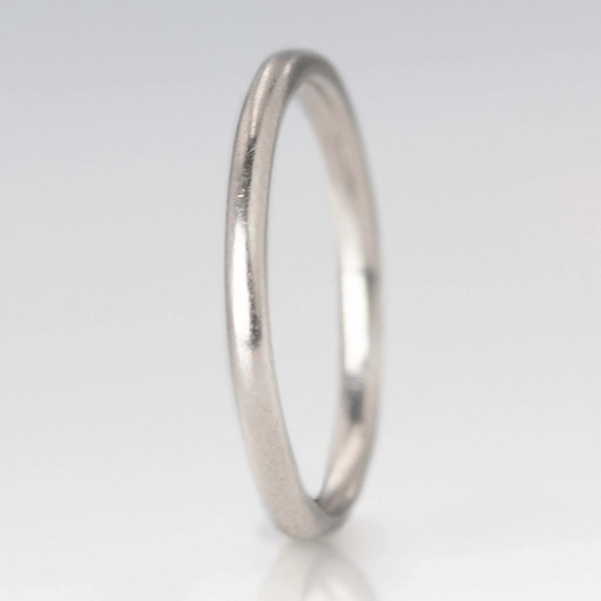 Art Deco Platinum Octagonal Wedding Band