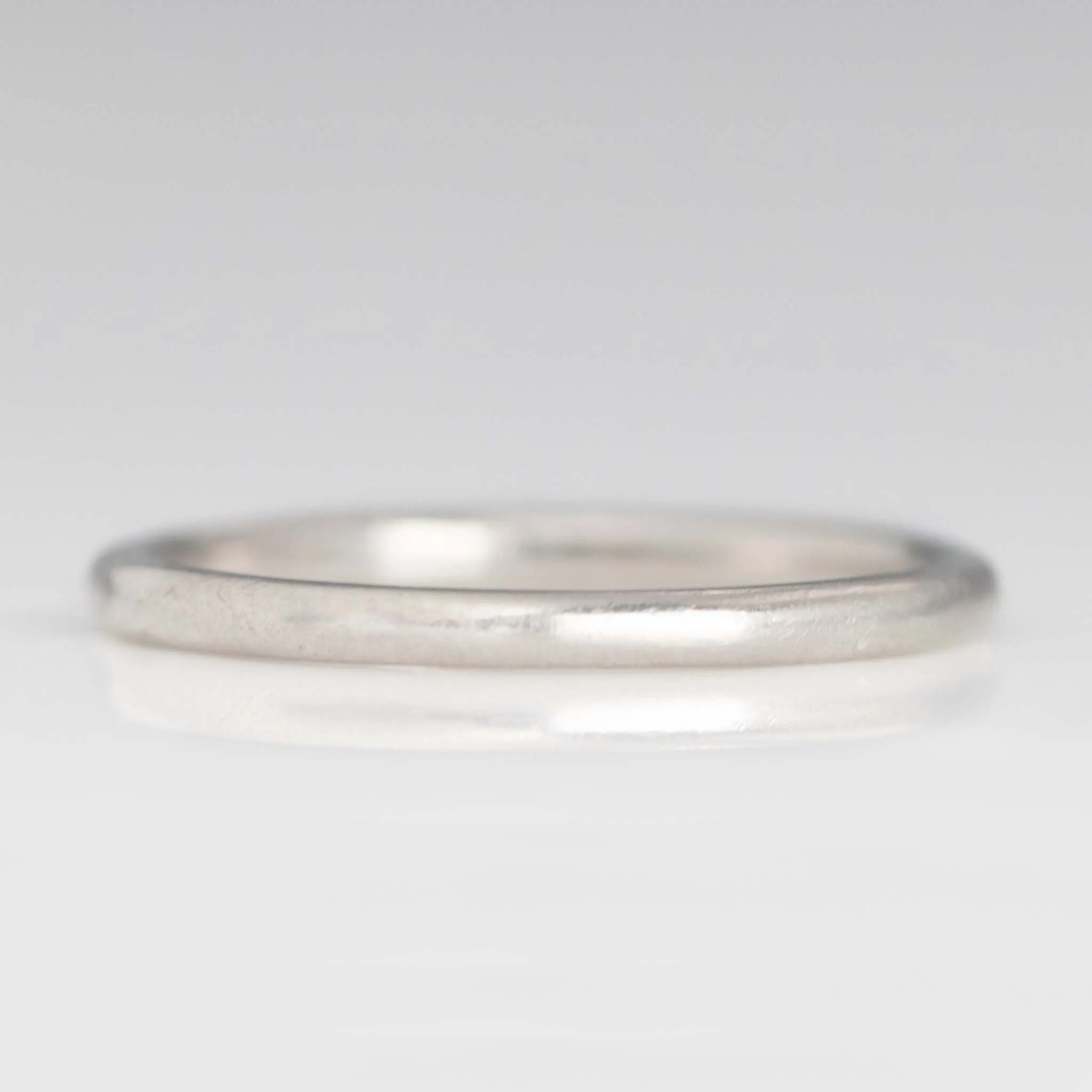 Art Deco Platinum Octagonal Wedding Band