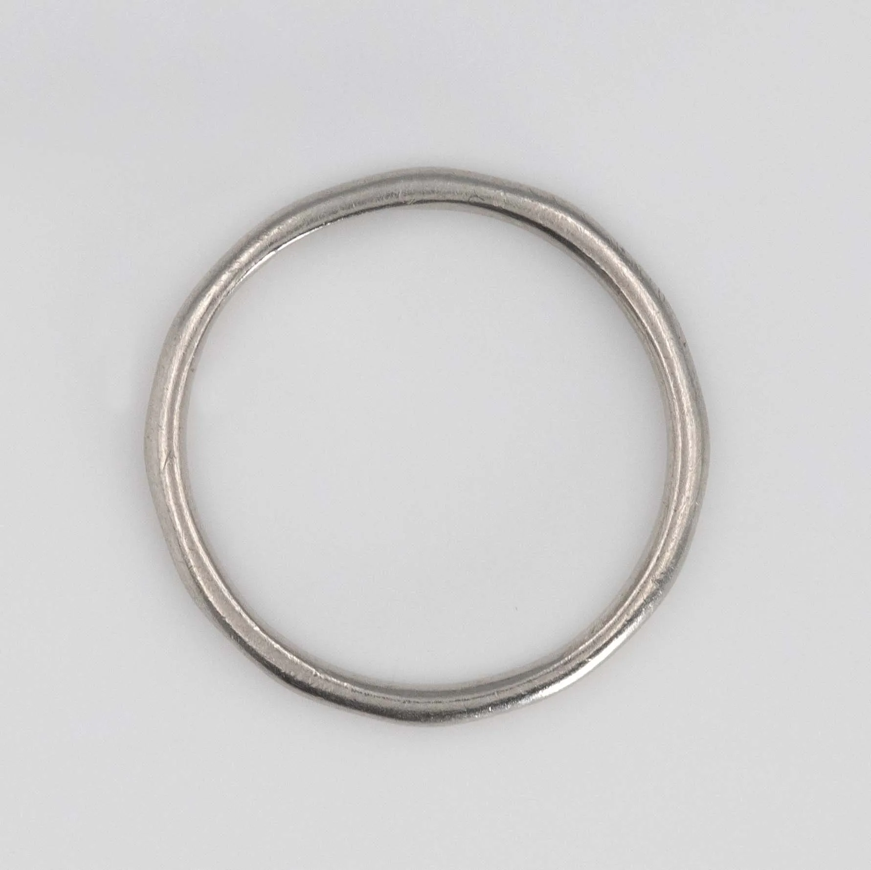 Art Deco Platinum Octagonal Wedding Band