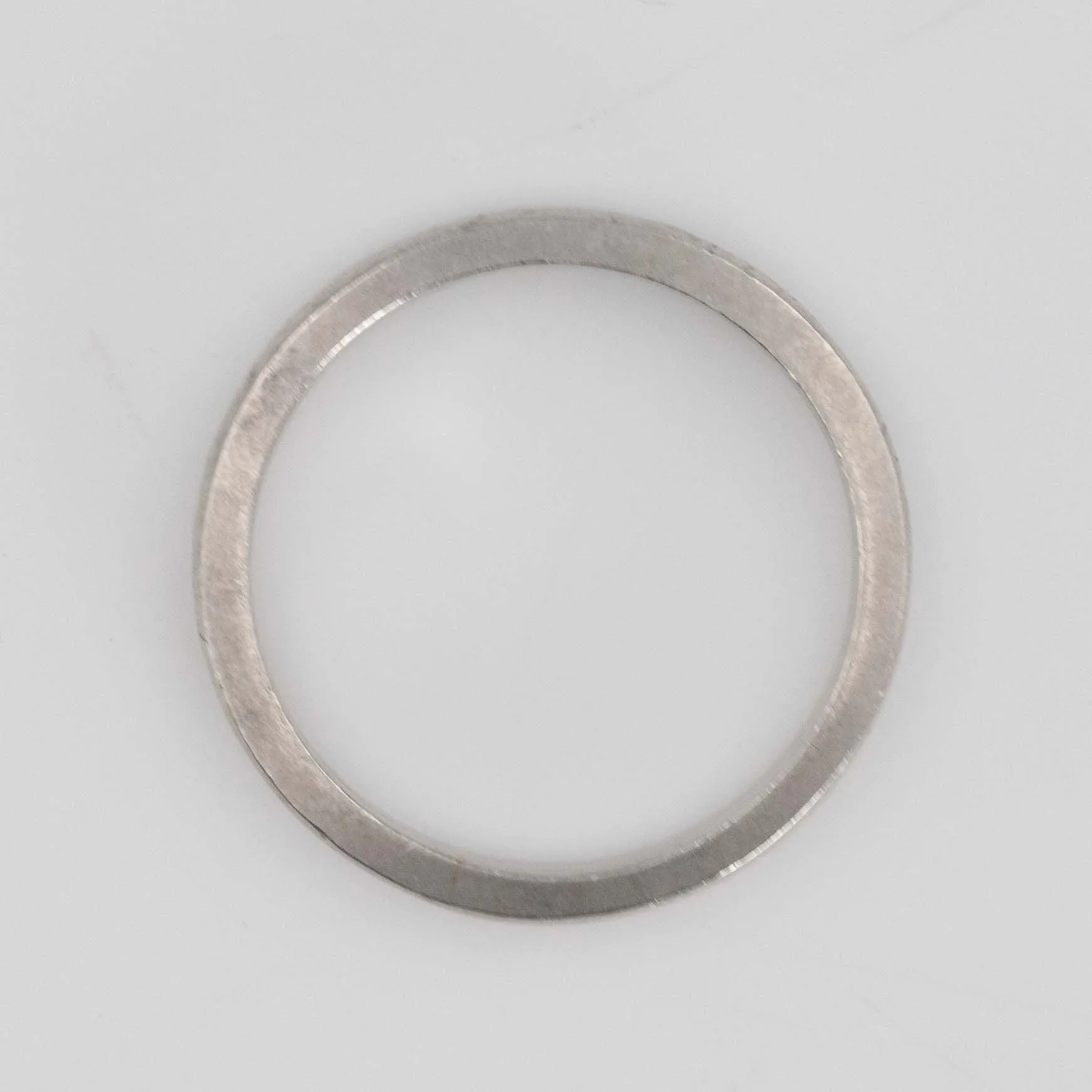 Art Deco Platinum Wedding Band