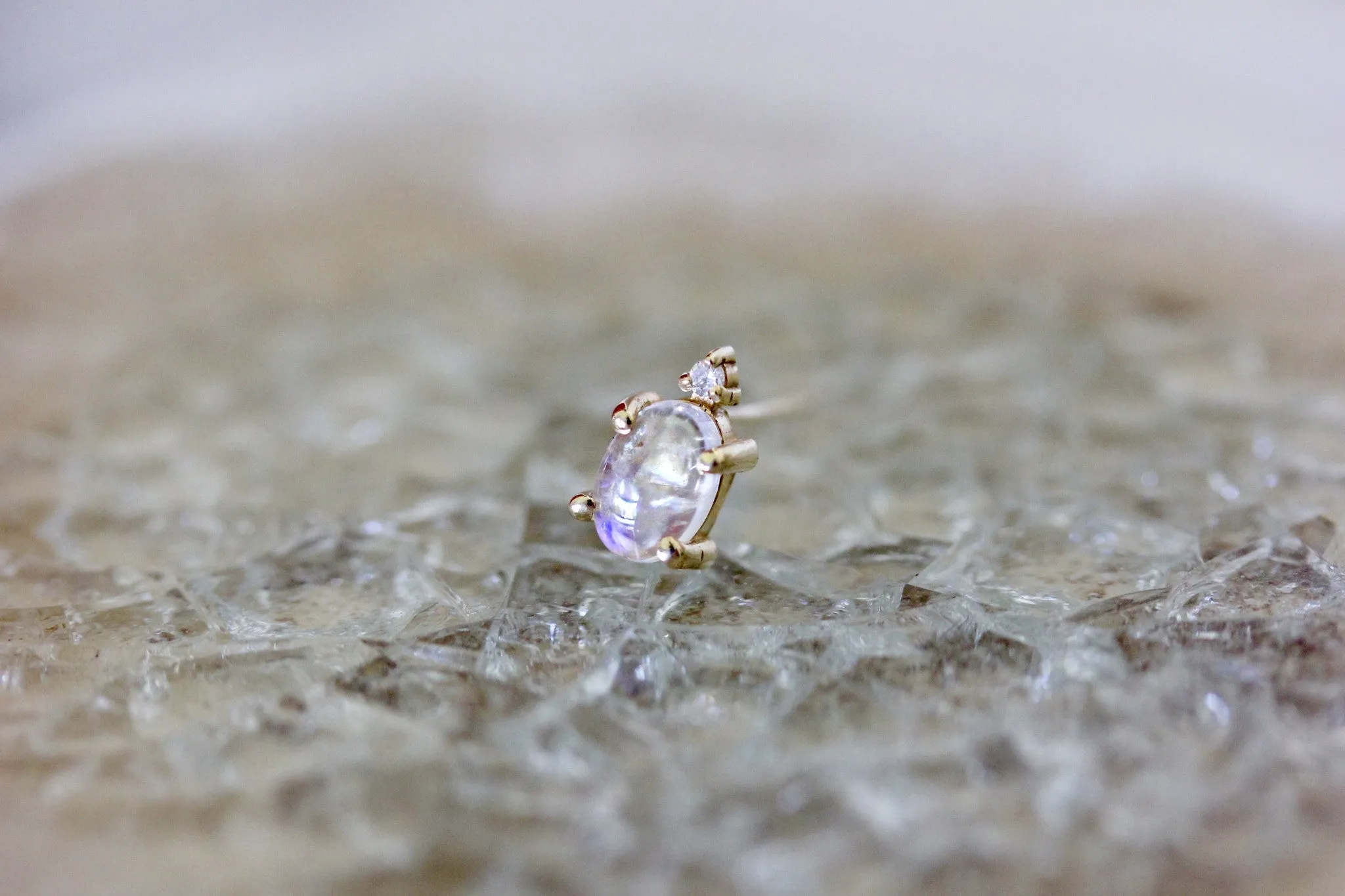 AUSTIN MOONSTONE STUDS