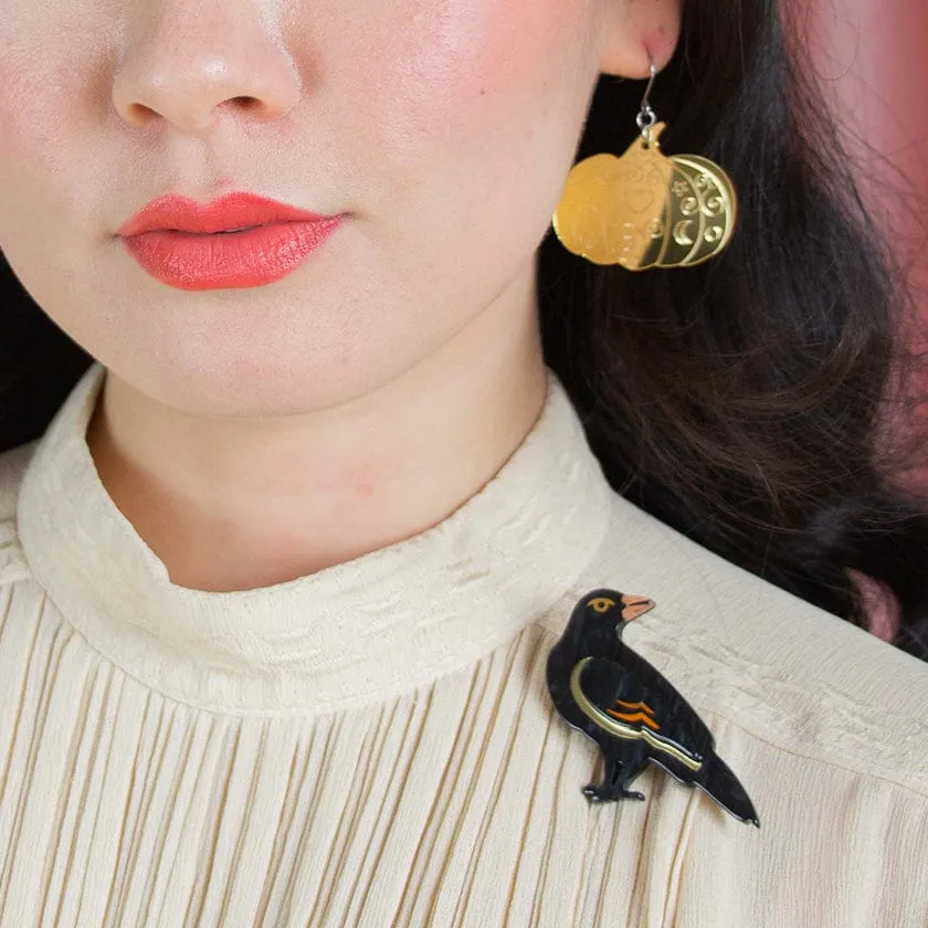 Black as Night Brooch