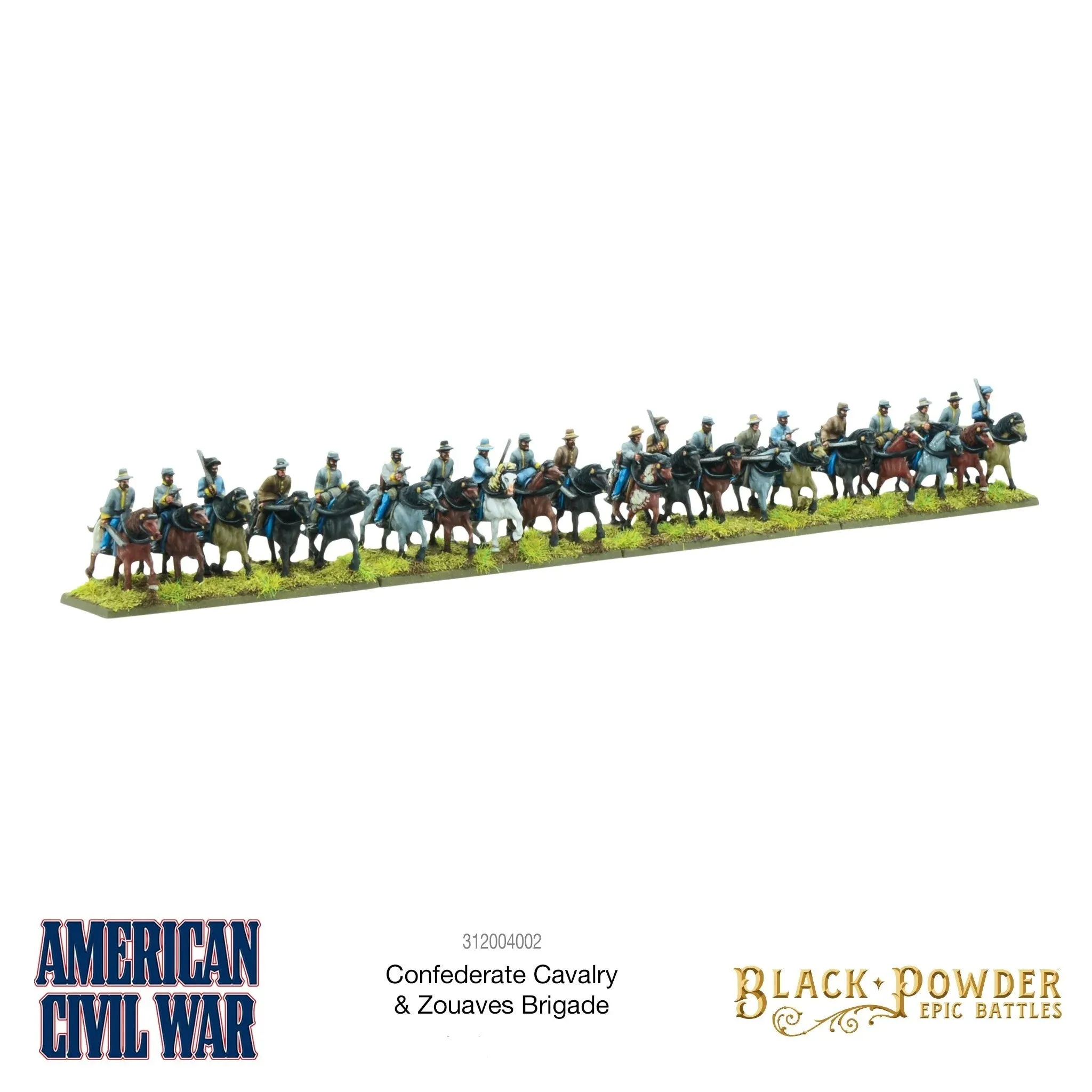 Black Powder Epic Battles: ACW - Confederate Cavalry & Zouaves WLG 312004002