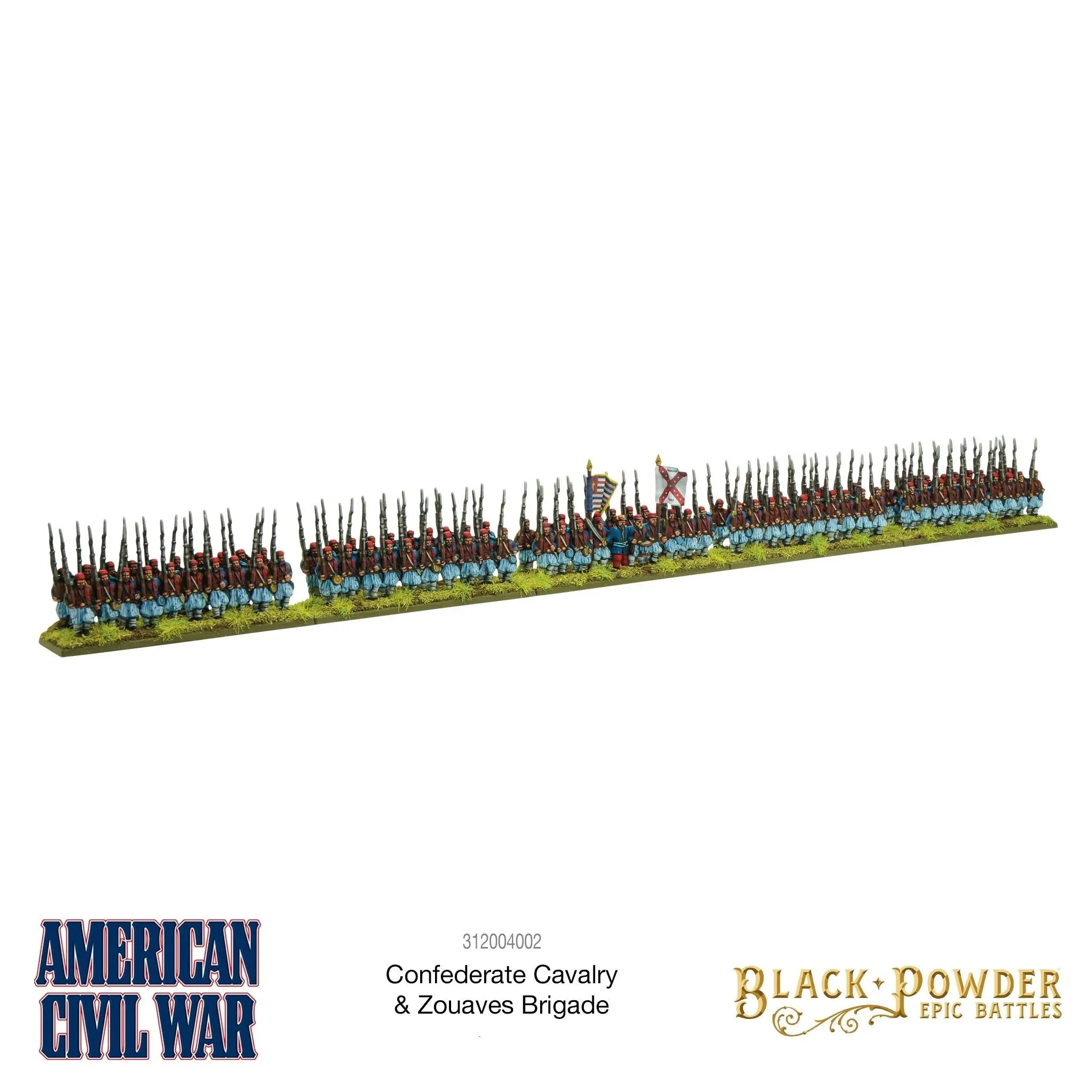 Black Powder Epic Battles: ACW - Confederate Cavalry & Zouaves WLG 312004002