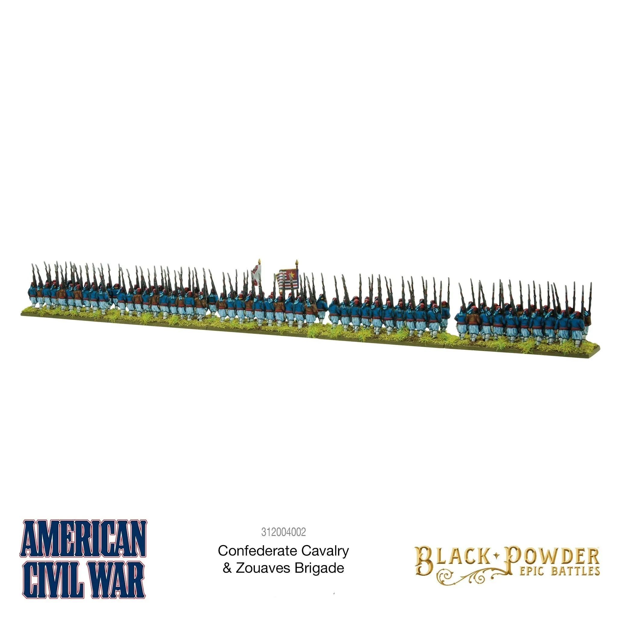 Black Powder Epic Battles: ACW - Confederate Cavalry & Zouaves WLG 312004002