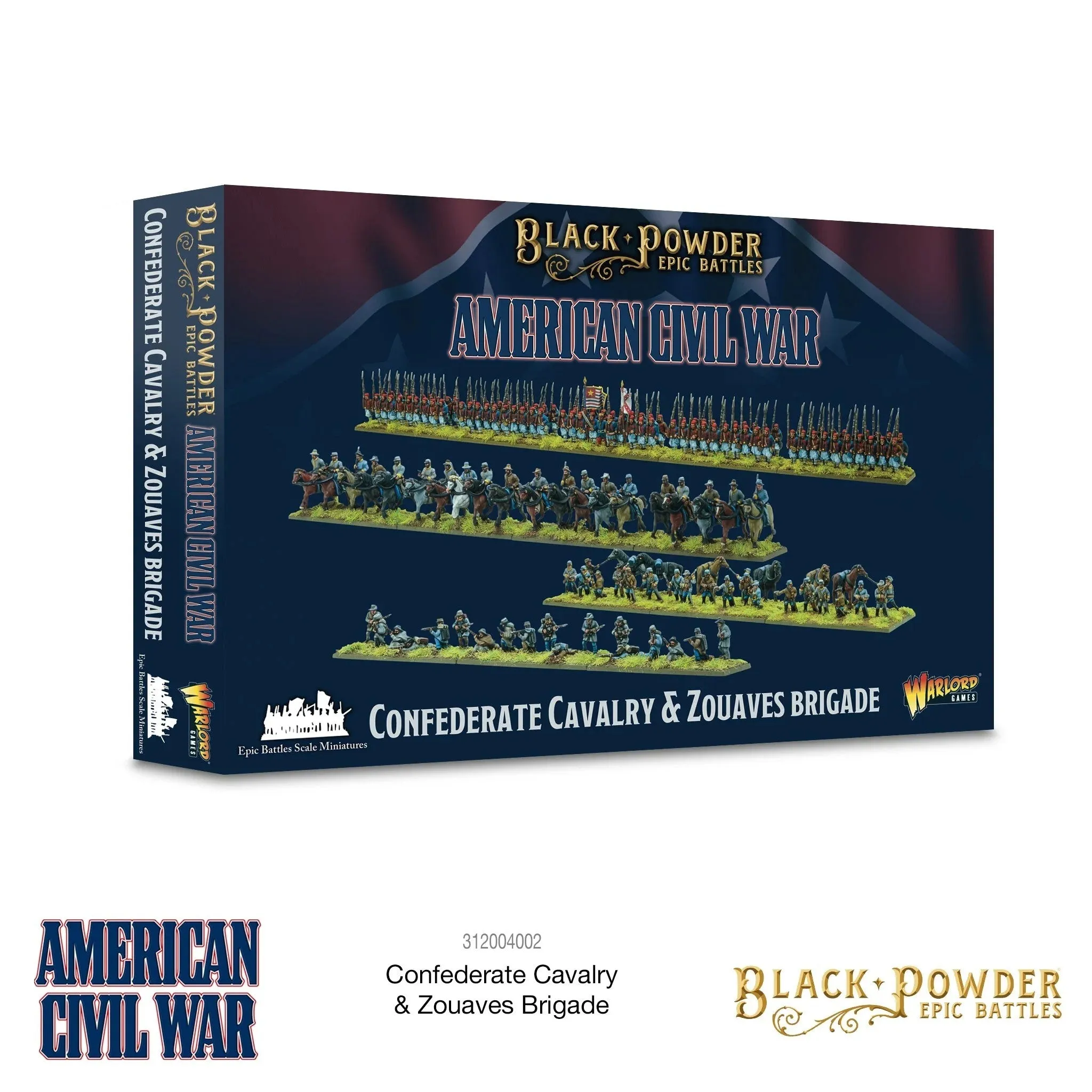 Black Powder Epic Battles: ACW - Confederate Cavalry & Zouaves WLG 312004002