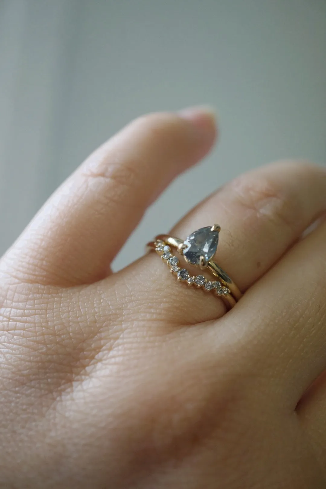 Briar Ring - Salt and Pepper Diamonds