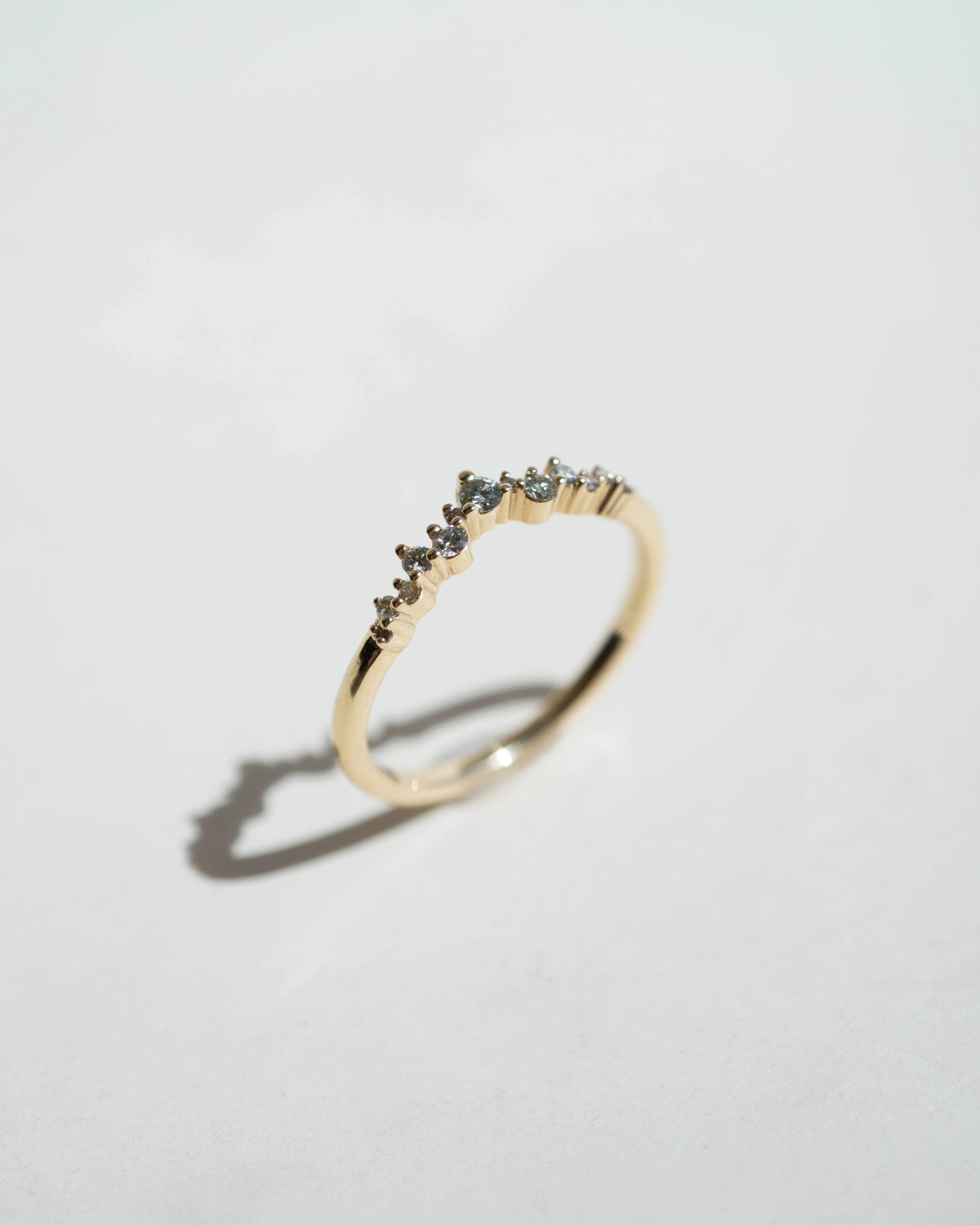 Briar Ring - Salt and Pepper Diamonds