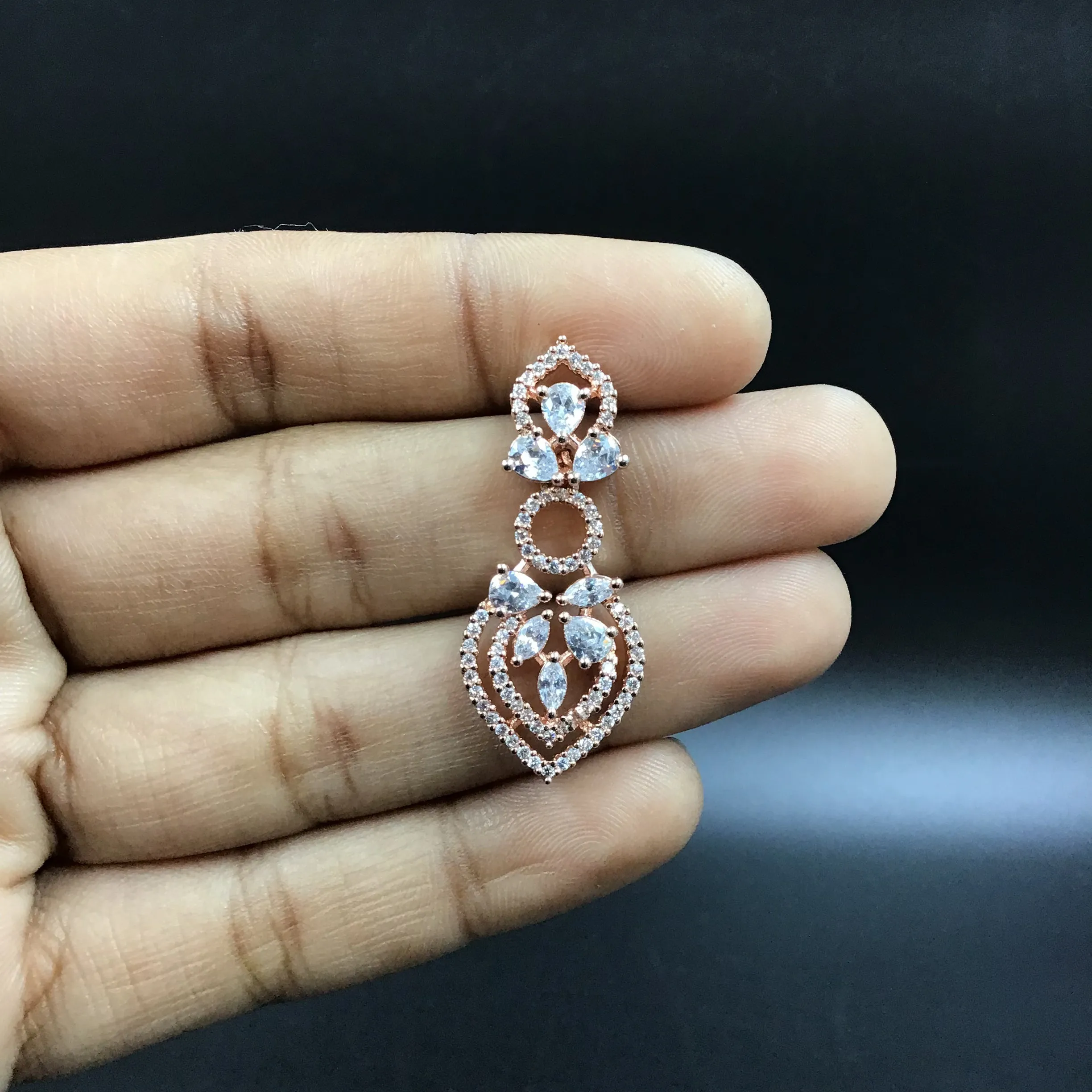 Deisgner Zircon/AD Necklace Set 13146-9930