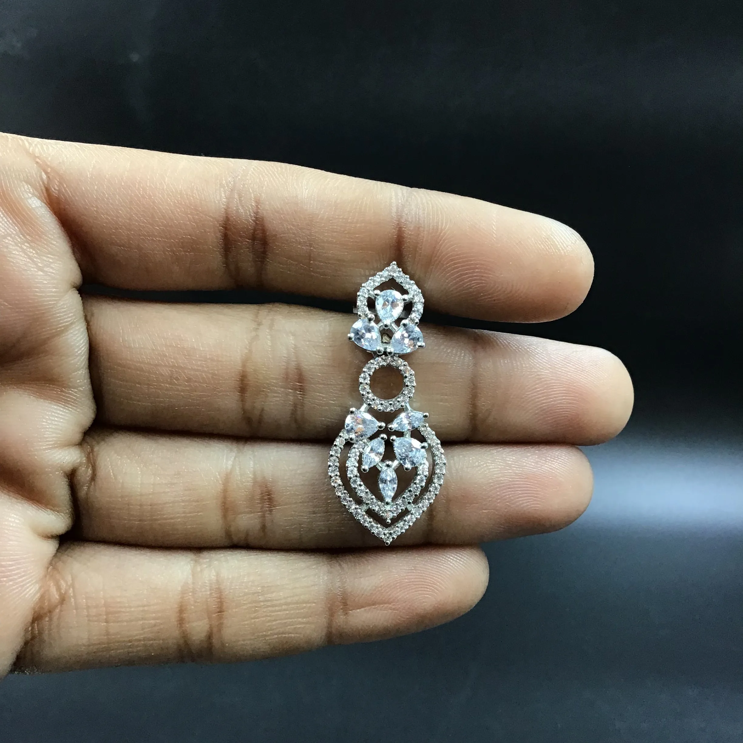 Deisgner Zircon/AD Necklace Set 13146-9930