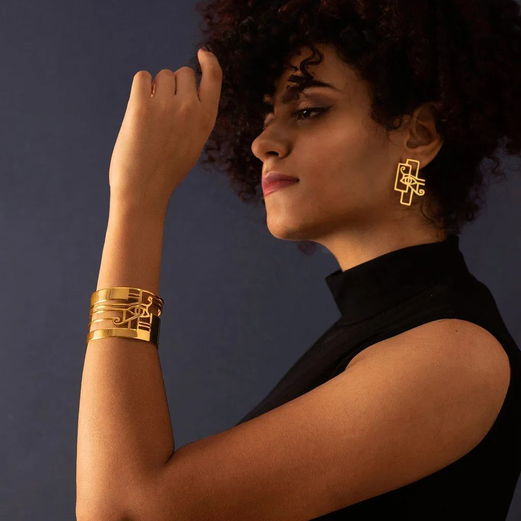 Eye of Horus Cuff Bracelet