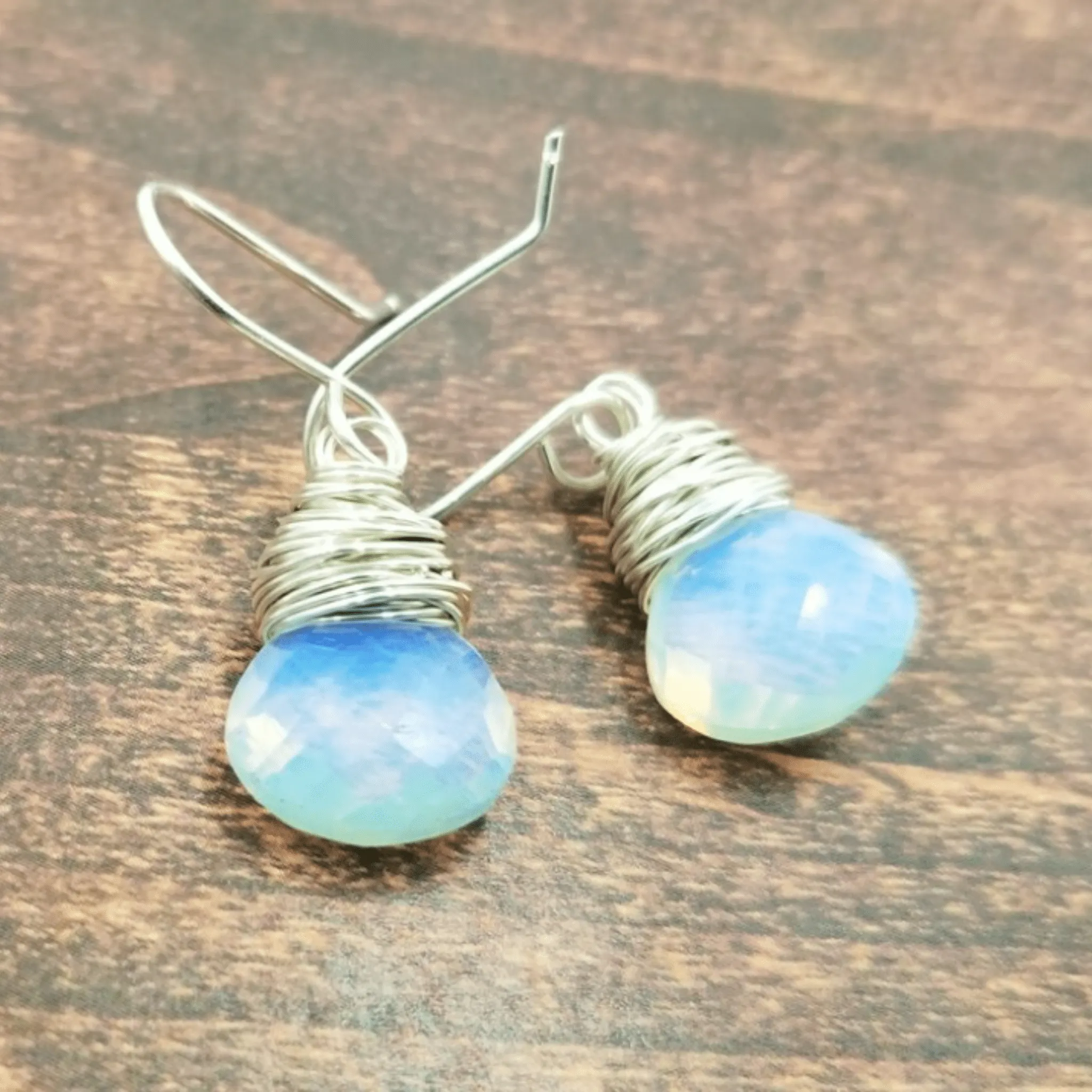 Fire Opal Earrings