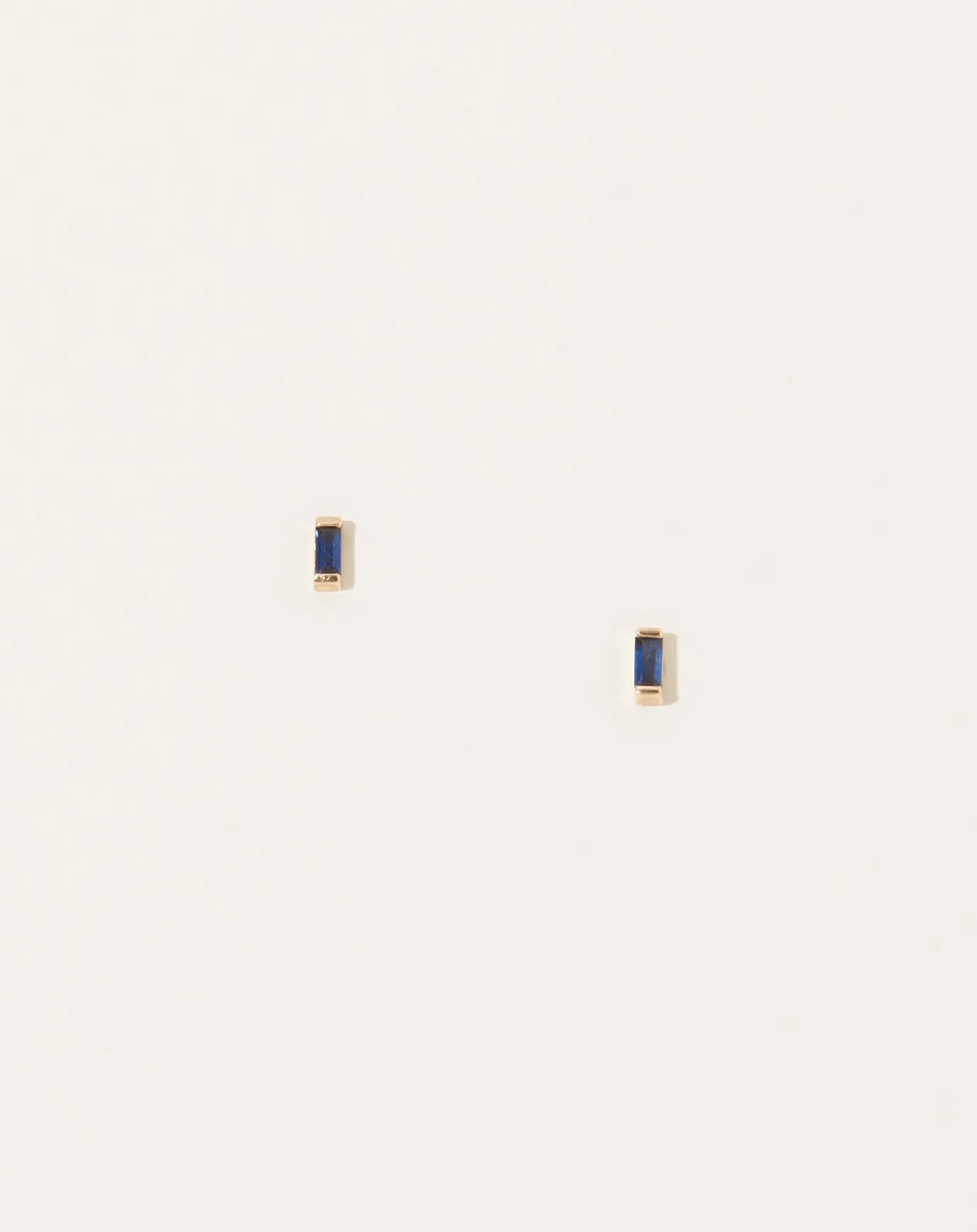 Galana Stud with Sapphires in 14k Yellow Gold