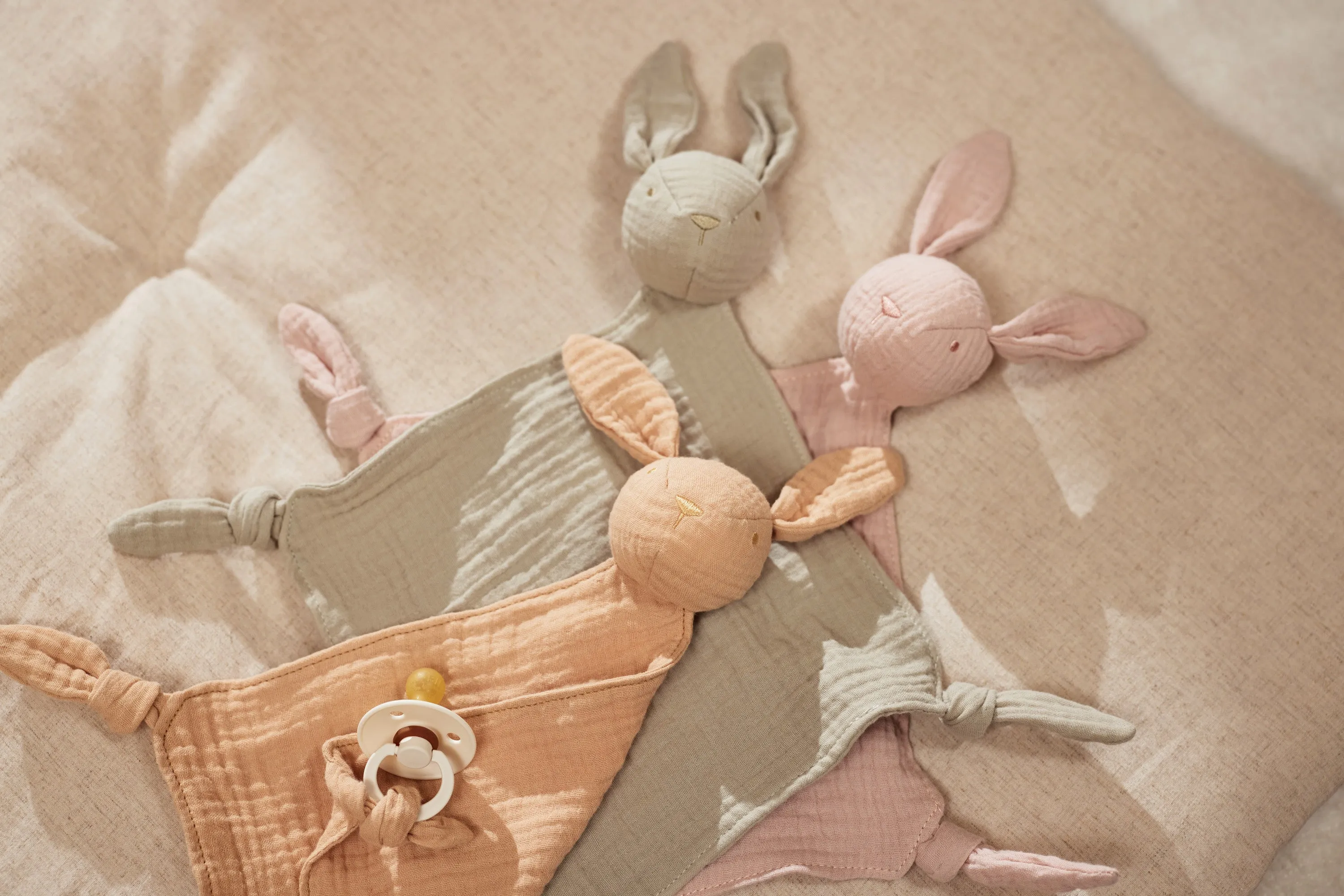 Jollein Pacifier Cloth Bunny Ears Moonstone