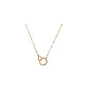 Lucky Rings Zircon Necklace