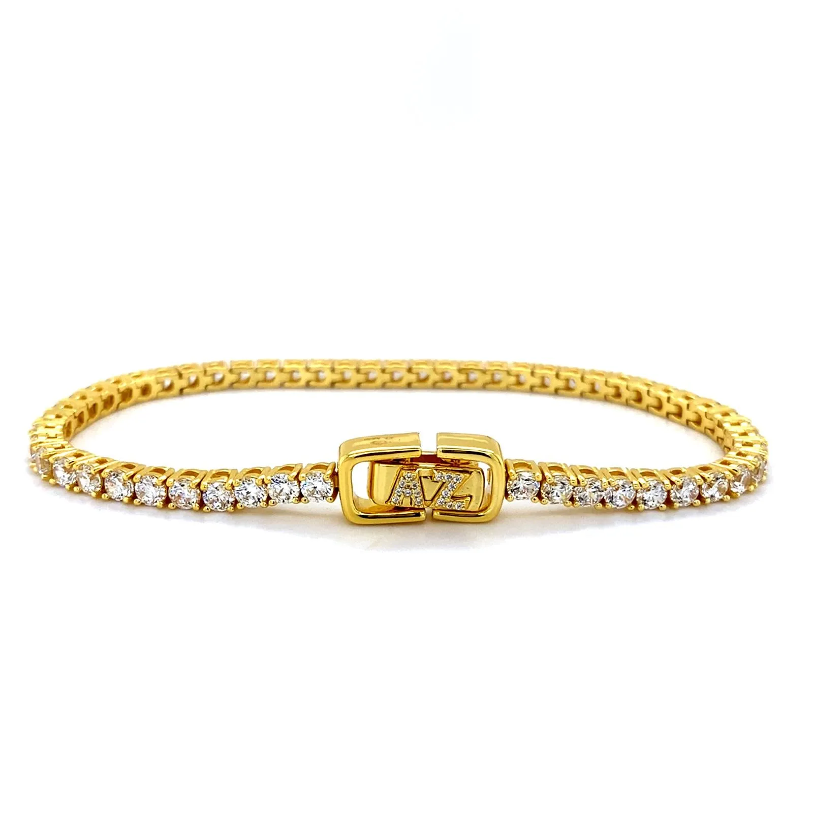 Luxe G Color 5 Carat Tennis Bracelet Four Prong