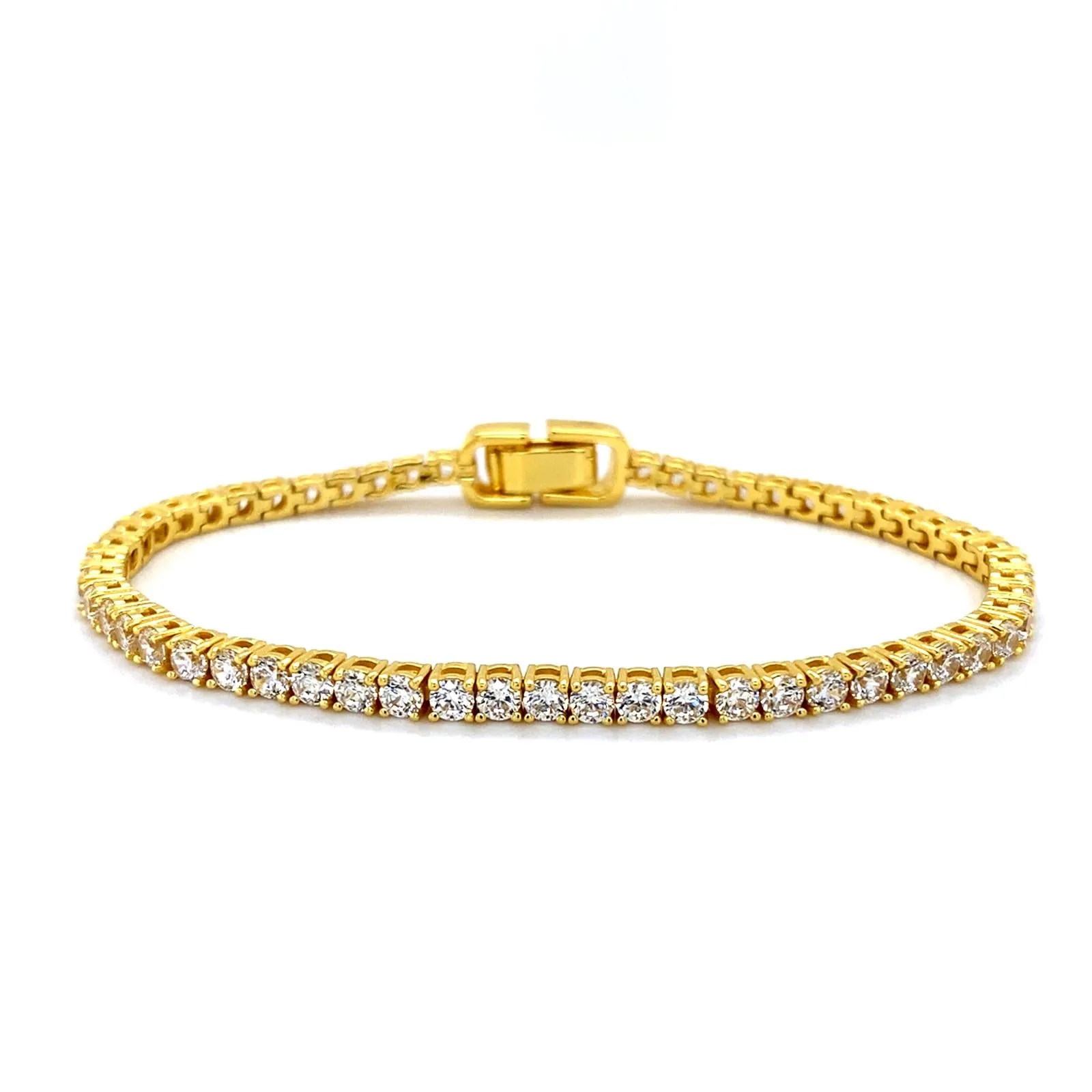 Luxe G Color 5 Carat Tennis Bracelet Four Prong