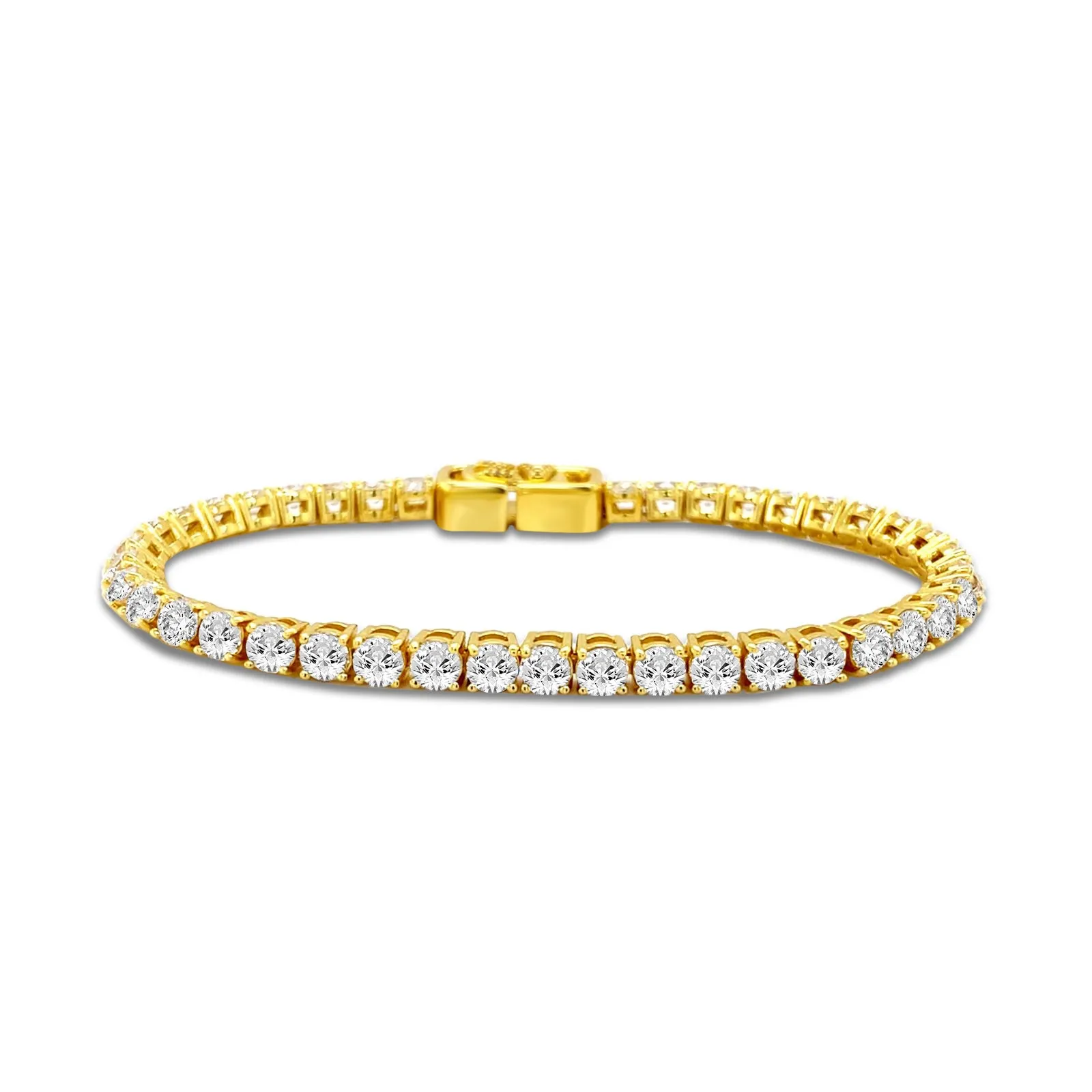 Luxe G Color 6 Carat Tennis Bracelet Four Prong