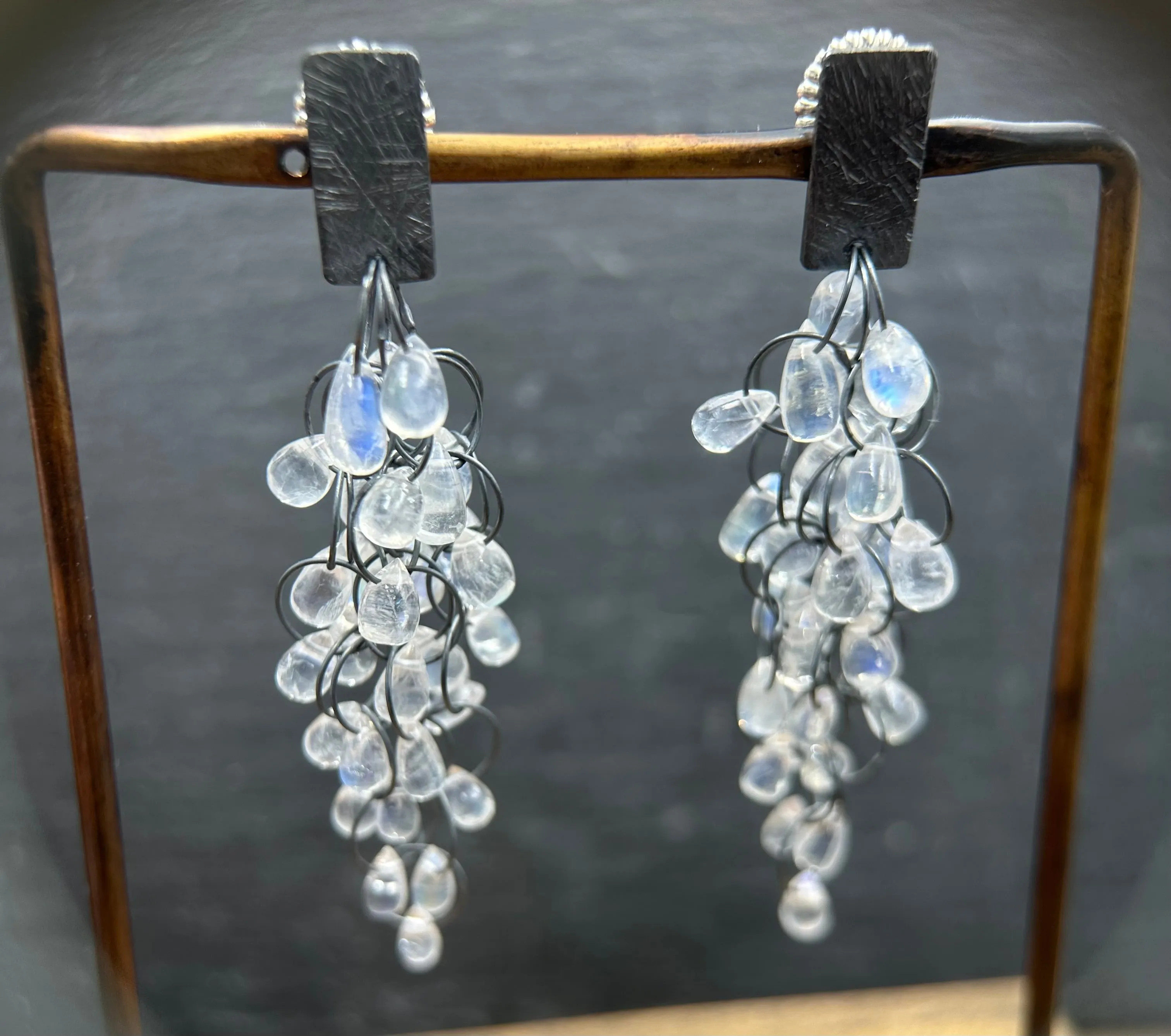 Moonstone Tangle Earrings