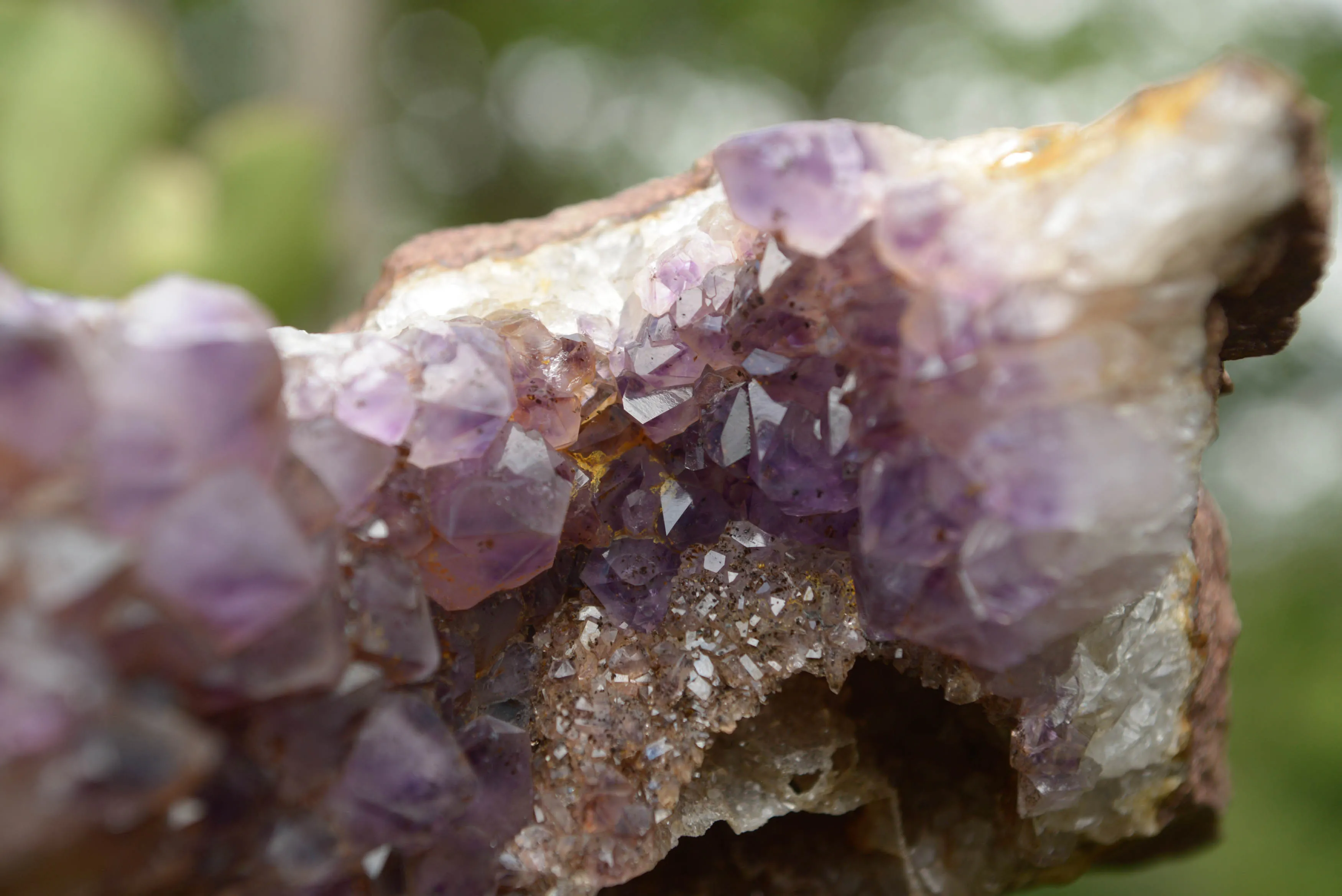 Natural Amethyst In Basalt Geode Specimen x 1 From Zululand, South Africa