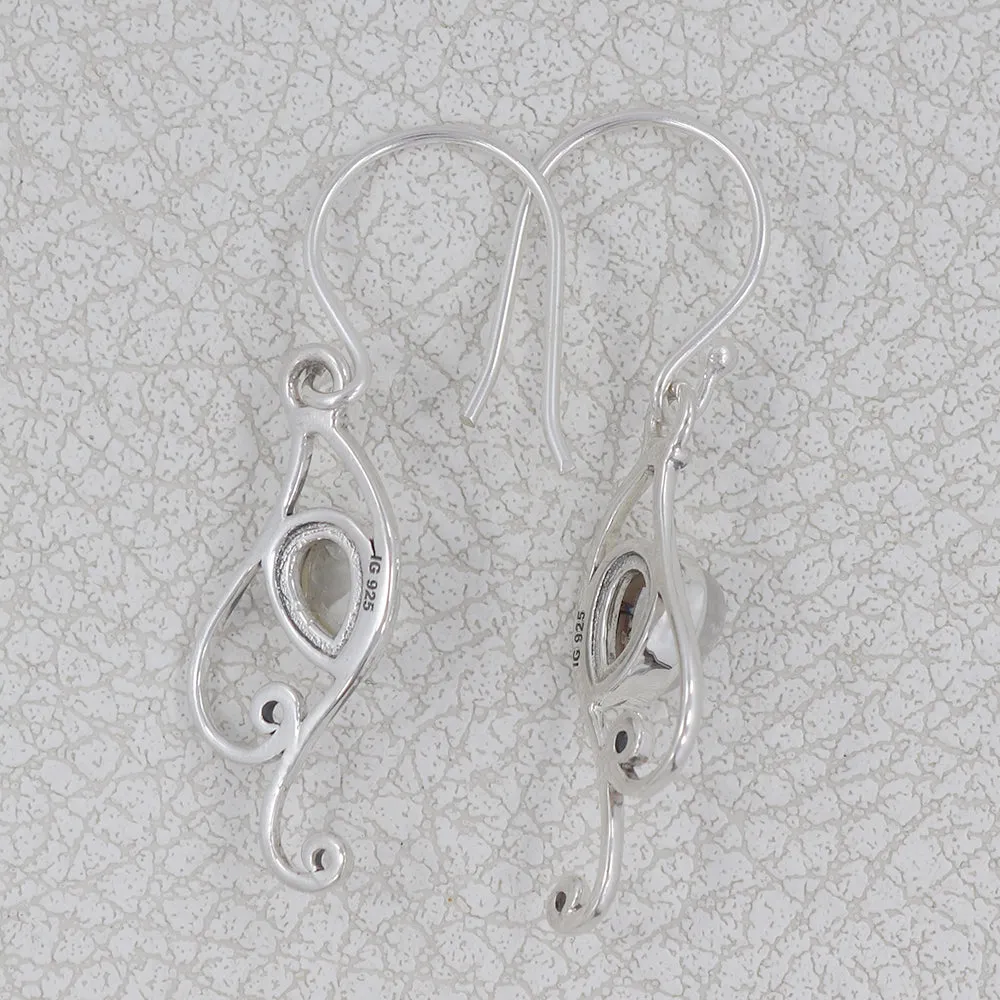 Rainbow Moonstone Handmade Designer Earrings