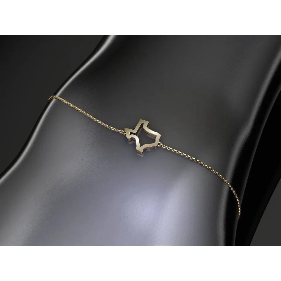 Texas Outline Bracelet at Regard Jewelry in Austin, TX