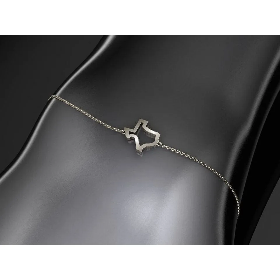 Texas Outline Bracelet at Regard Jewelry in Austin, TX