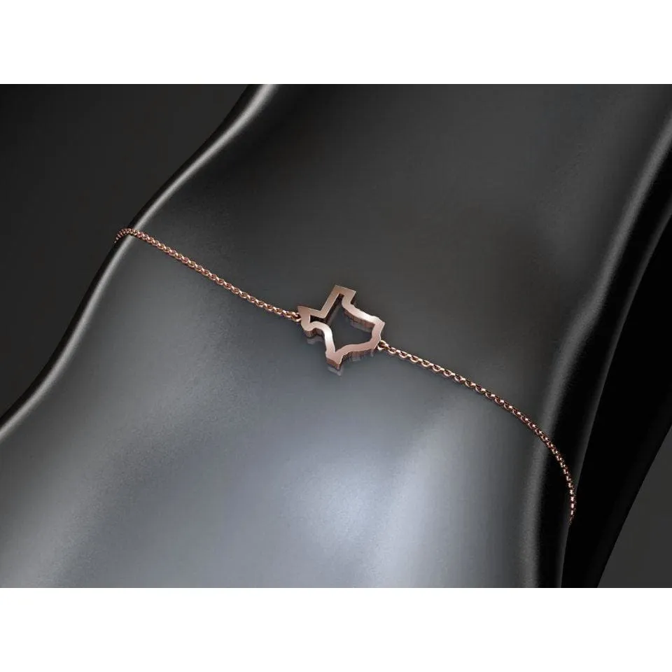 Texas Outline Bracelet at Regard Jewelry in Austin, TX
